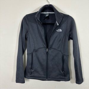 Women’s The North Face Light Grey Small Long Sleeve Full Zip Jacket